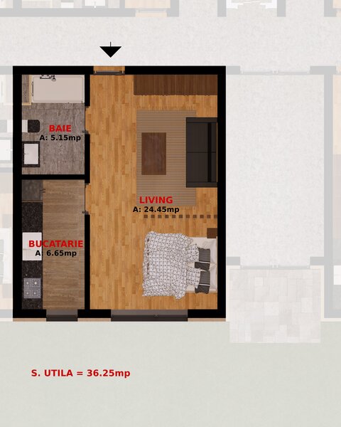 Dobroesti, garsoniere si apartamente 2 camere TVA inclus