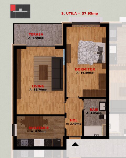 Dobroesti, garsoniere si apartamente 2 camere TVA inclus