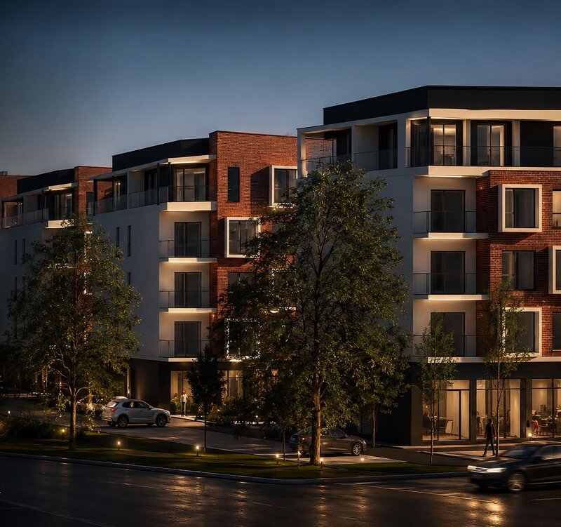 Dobroesti, garsoniere si apartamente 2 camere TVA inclus